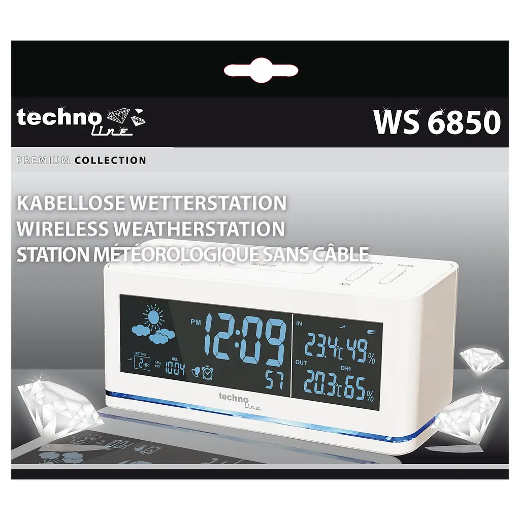 Метеостанція Technoline WS6850 White (WS6850), Білий - фото 5