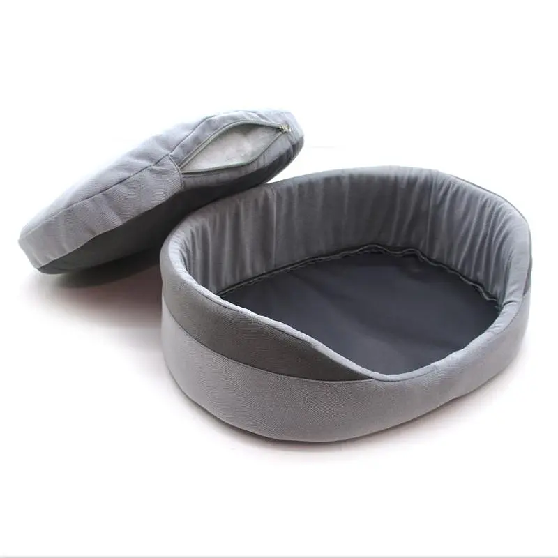 Лежак для котів та собак Zoo-hunt Елегант сірий №8 660х890х165 мм - фото 2