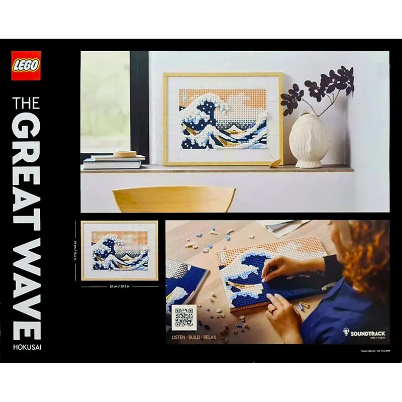 Конструктор LEGO Art Хокусай Велика хвиля 1810 деталей (31208) - фото 2
