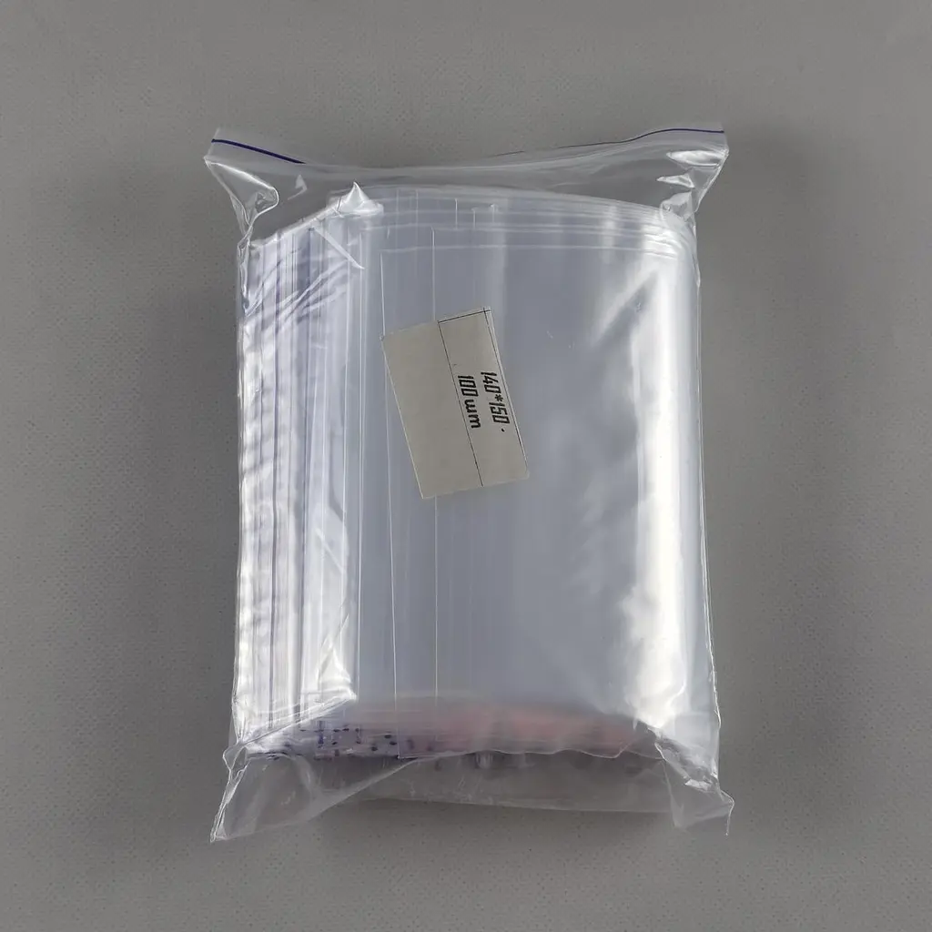Пакети Zip-Lock прозорі 14x15 см, 100 шт, 50 мкм, поліетиленові пакети із застібкою - фото 3