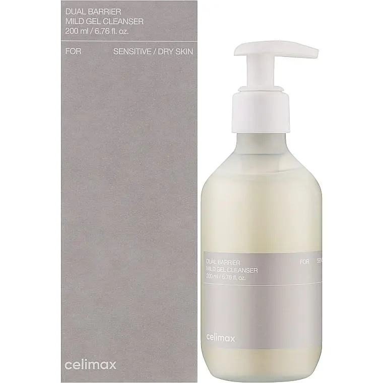 М'який гель для вмивання Celimax Dual Barrier Mild Gel Cleanser для чутливої шкіри 200 мл - фото 2