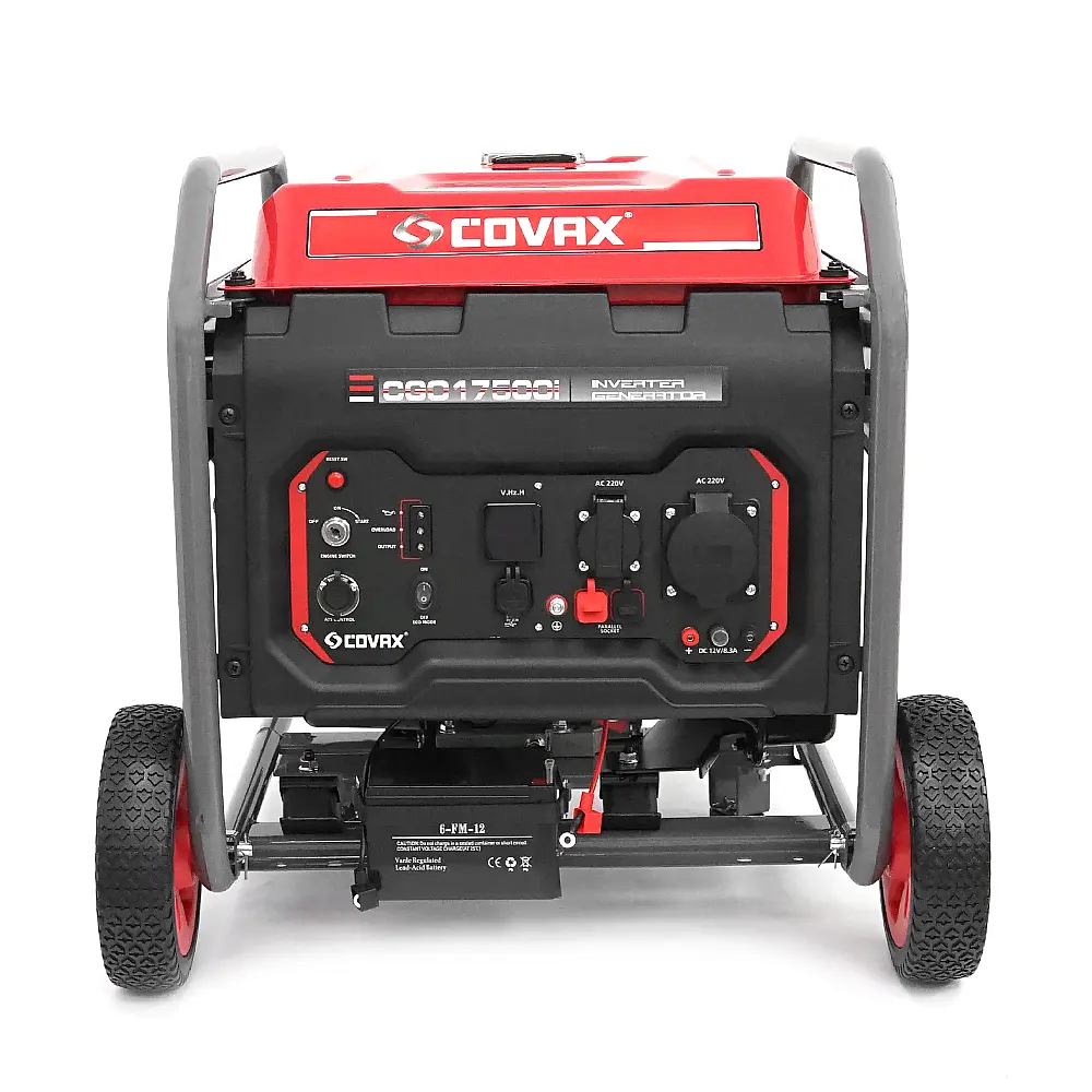 Генератор інверторний COVAX CGO17500i, 11kW, бензин, однофазний 220V, 50Hz, electrik starter, 4-stroke, бак 25L, 633х550х605mm, 70kg - фото 3
