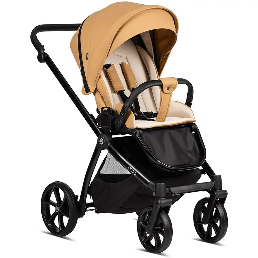 Коляска Tutis Mio Leather Light Grey, 2 в 1, сіра (1232057) - фото 3