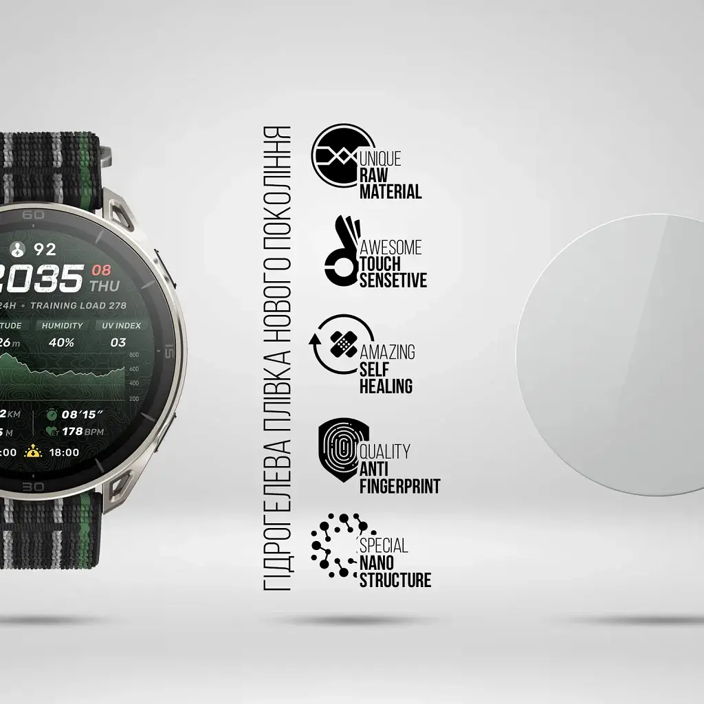 Плівка захисна Armorstandart hydrogel Amazfit Cheetah 2 Ultra 6 pcs (ARM93577) - фото 2