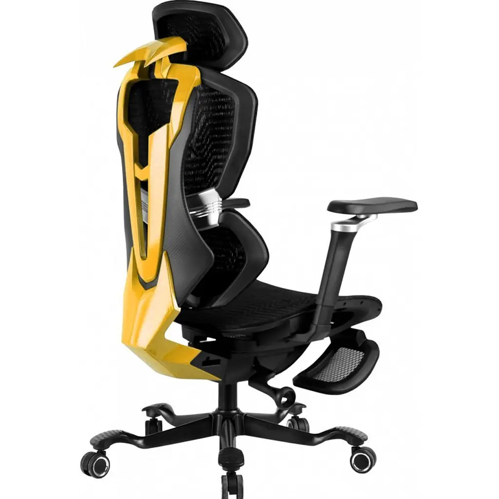 Геймерське крісло GT Racer X-7001 Black/Yellow [156460] - фото 5