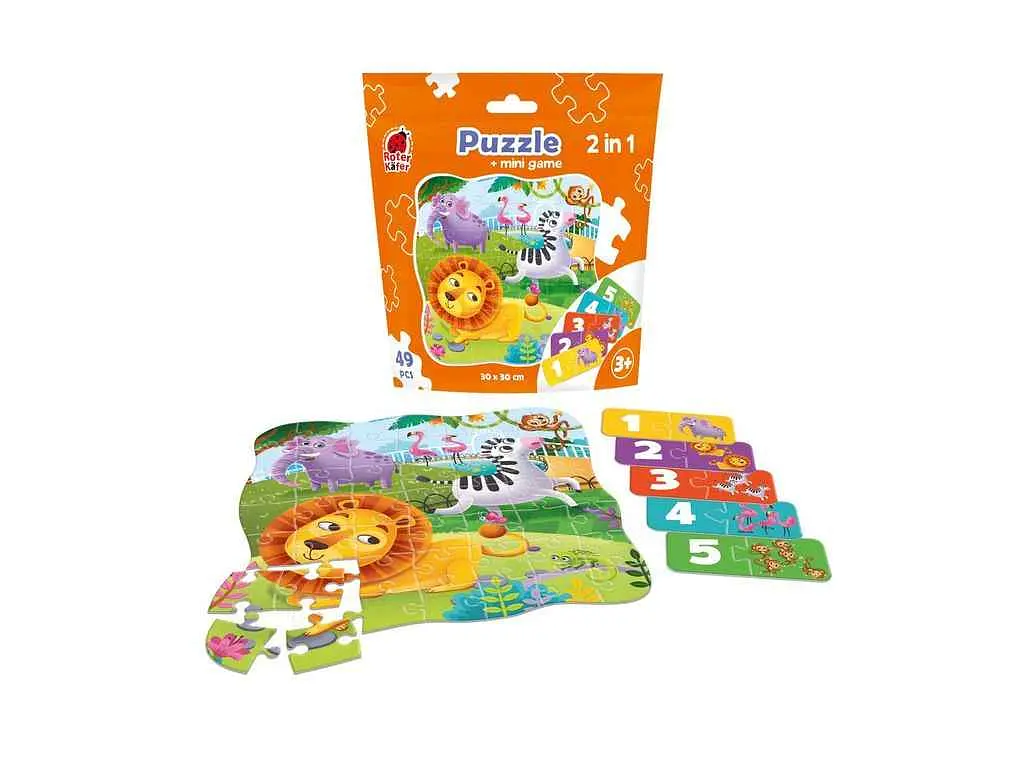 Пазли VLADI TOYS "2 in 1. Zoo" RK1140-06 - фото 2
