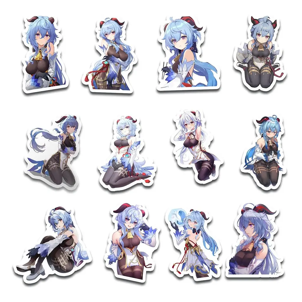 Стикерпак GeekLand Genshin Impact Ganyu 46 штук (SP GI G 01) - фото 3