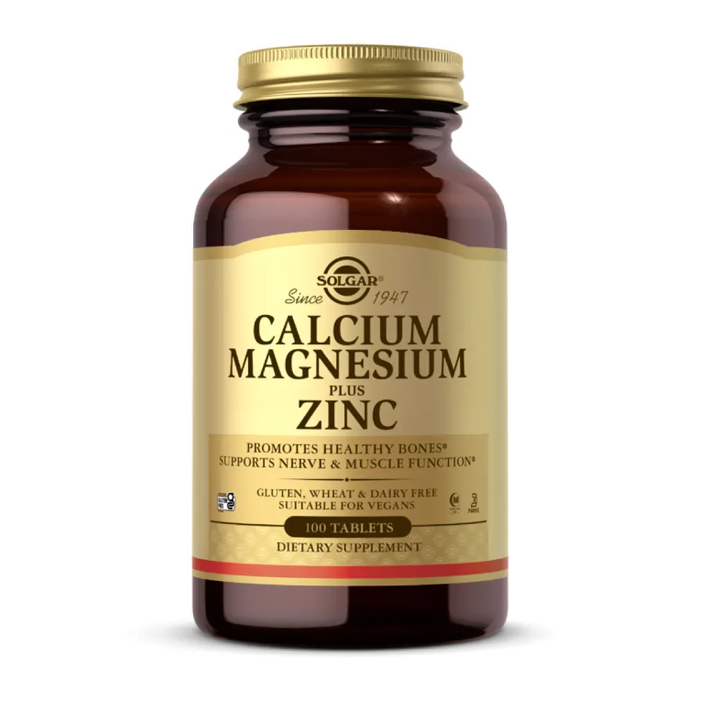 Кальцій, магній і цинк Calcium Magnesium Plus Zinc - 100 tabs