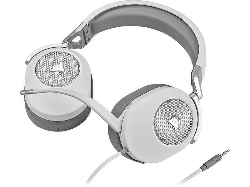 Навушники з мікрофоном Corsair HS65 Surround White (CA-9011271) - фото 3
