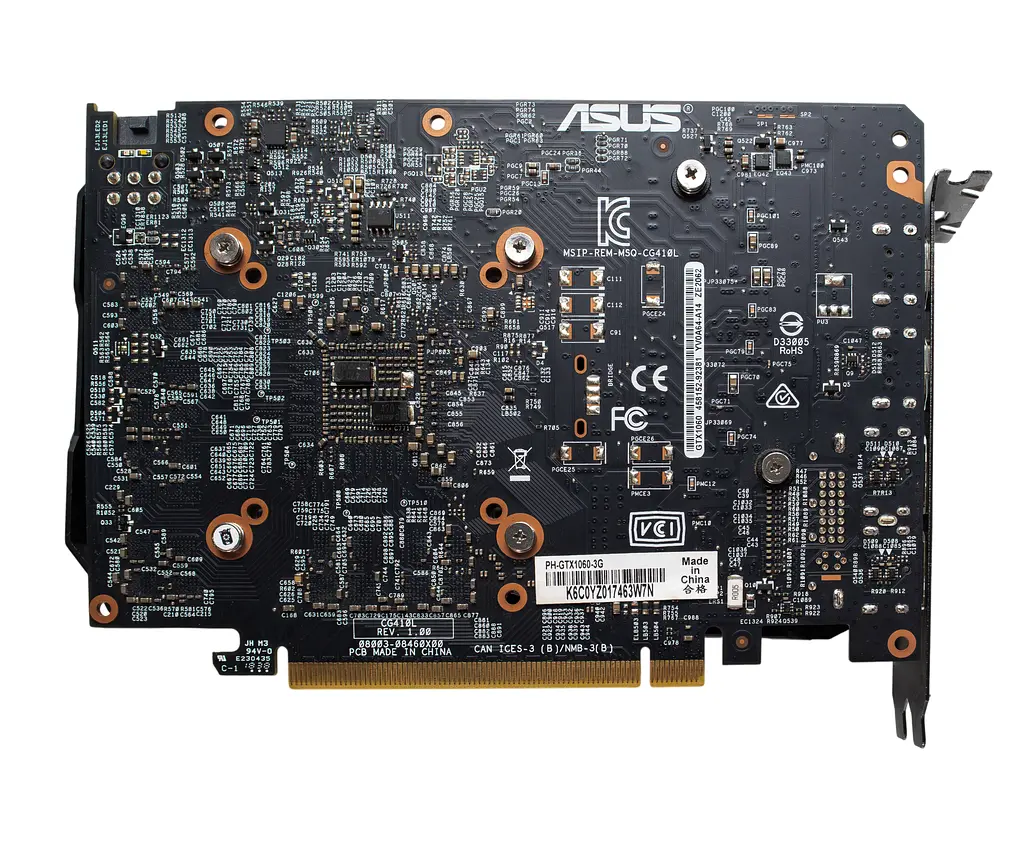 Відеокарта GeForce GTX 1060 3GB Asus Phoenix (PH-GTX1060-3G) Б/В - фото 3