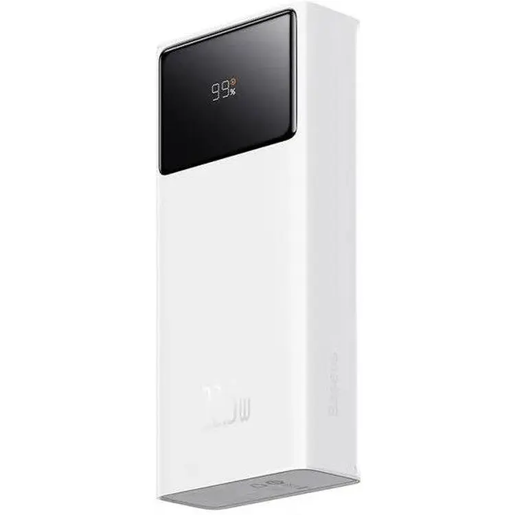 Портативная батарея Baseus Star-Lord 20000 mAh 2xUSB USB TYPE-C 22.5W PPXJ060002 White - фото 2
