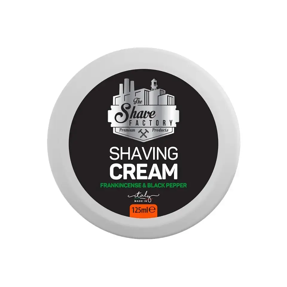 Крем для гоління The Shave Factory Frankincense & Black Pepper 125 мл