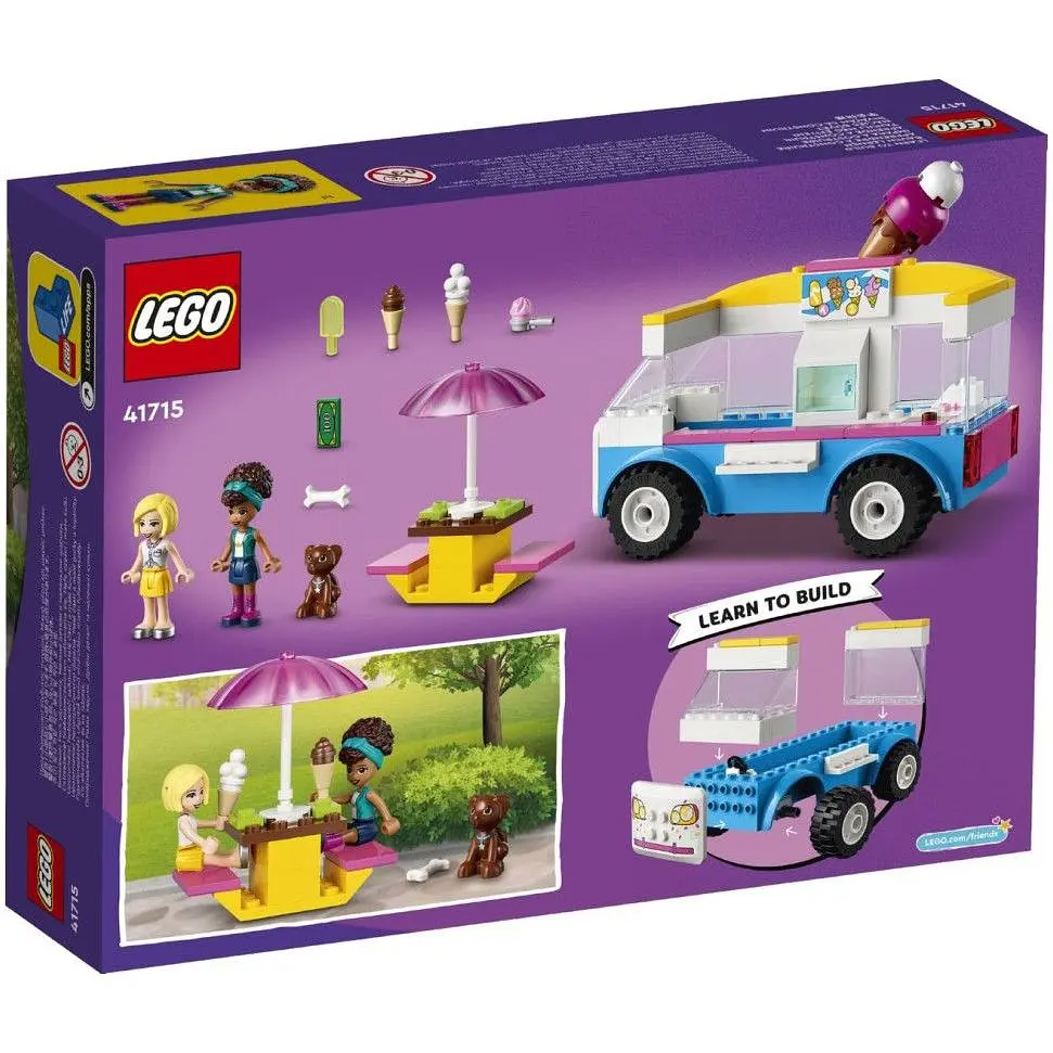 Уценка. Конструктор LEGO Friends Фургон с мороженым 84 детали (41715) - фото 10