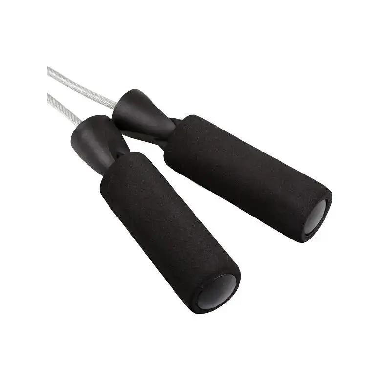 Скакалка швидкісна Power System PS-4004 2.8 м, Black/Steel - фото 2