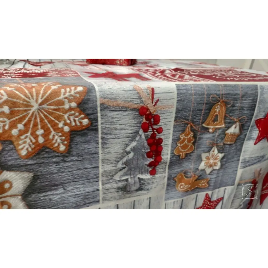 Скатерть Ecotton 11470-1 Лапландия рогожка 220х150 см (24207) - фото 5