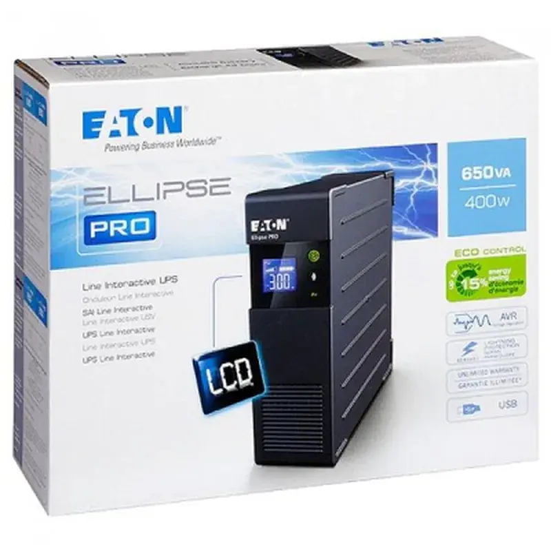 Пристрій безперебійного живлення Eaton Ellipse PRO 650 DIN (9207-43388) - фото 5