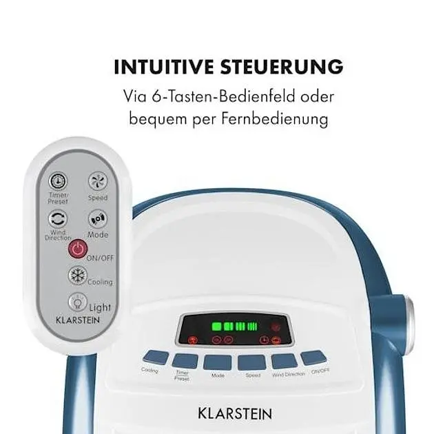 Мобильный кондиционер вентилятор Klarstein Maxfresh 3-в-1 (10036141) - фото 6
