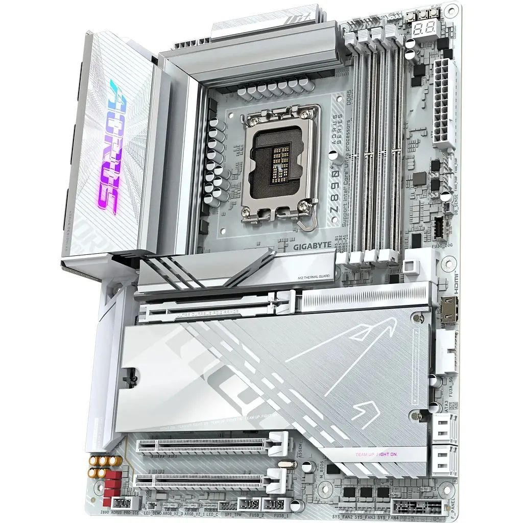 Материнська плата Gigabyte Z890 Aorus Pro Ice Socket 1851 - фото 4