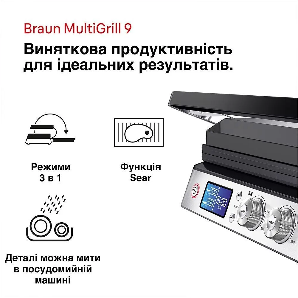 Электрогриль Braun CG 9040 (00000025836) - фото 3