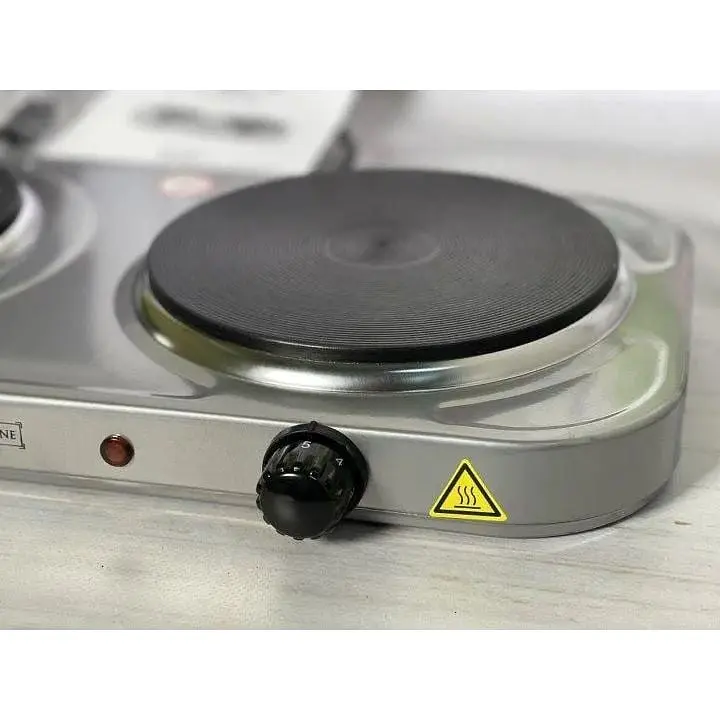 Плита двоконфоркова електрична кухонна Royalty Line DKP-2500.15 настільна переносна  - фото 4