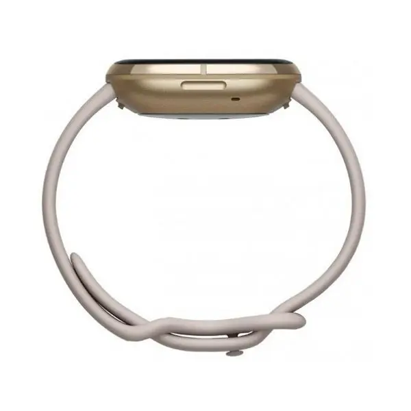 Смарт-часы Fitbit Sense Lunar White/Soft Gold Stainless Steel (FB512GLWT) - фото 3