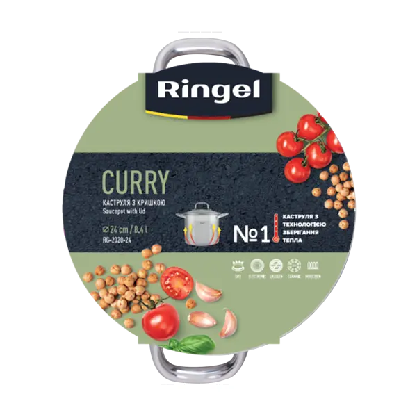 Каструля Ringel Curry з кришкою 24 см 8.4 л (RG-2020-24*) - фото 6