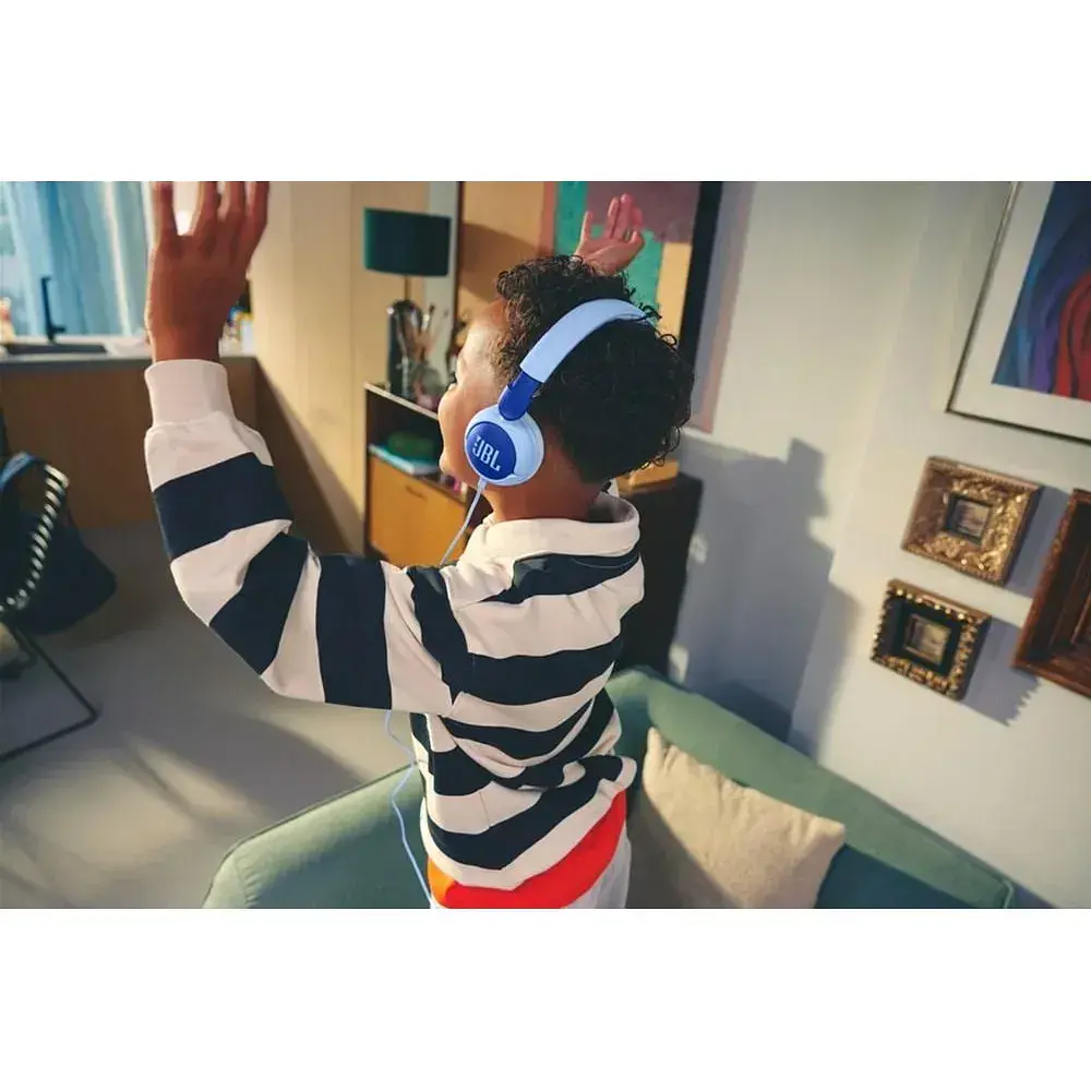Навушники з мікрофоном JBL Junior 320 Blue (JBLJR320BLU) - фото 8