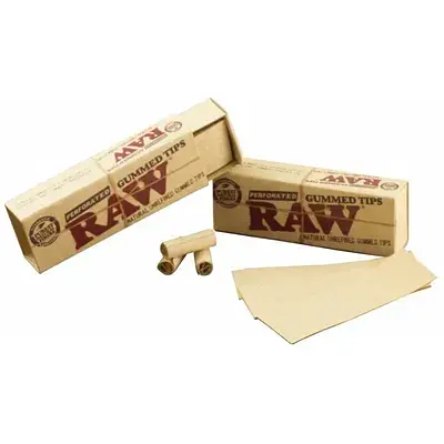Фильтры для самокруток Raw Tips Gummed & Perforated - фото 2