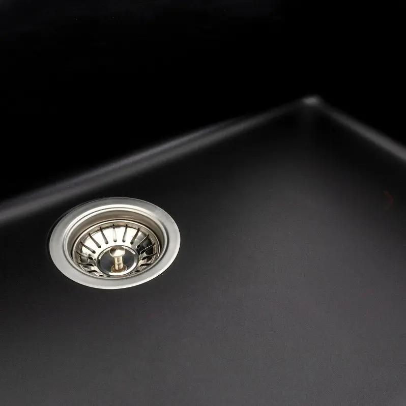 Кухонна мийка Platinum 7945 PARUANA матова Чорна (SP000039155) - фото 3