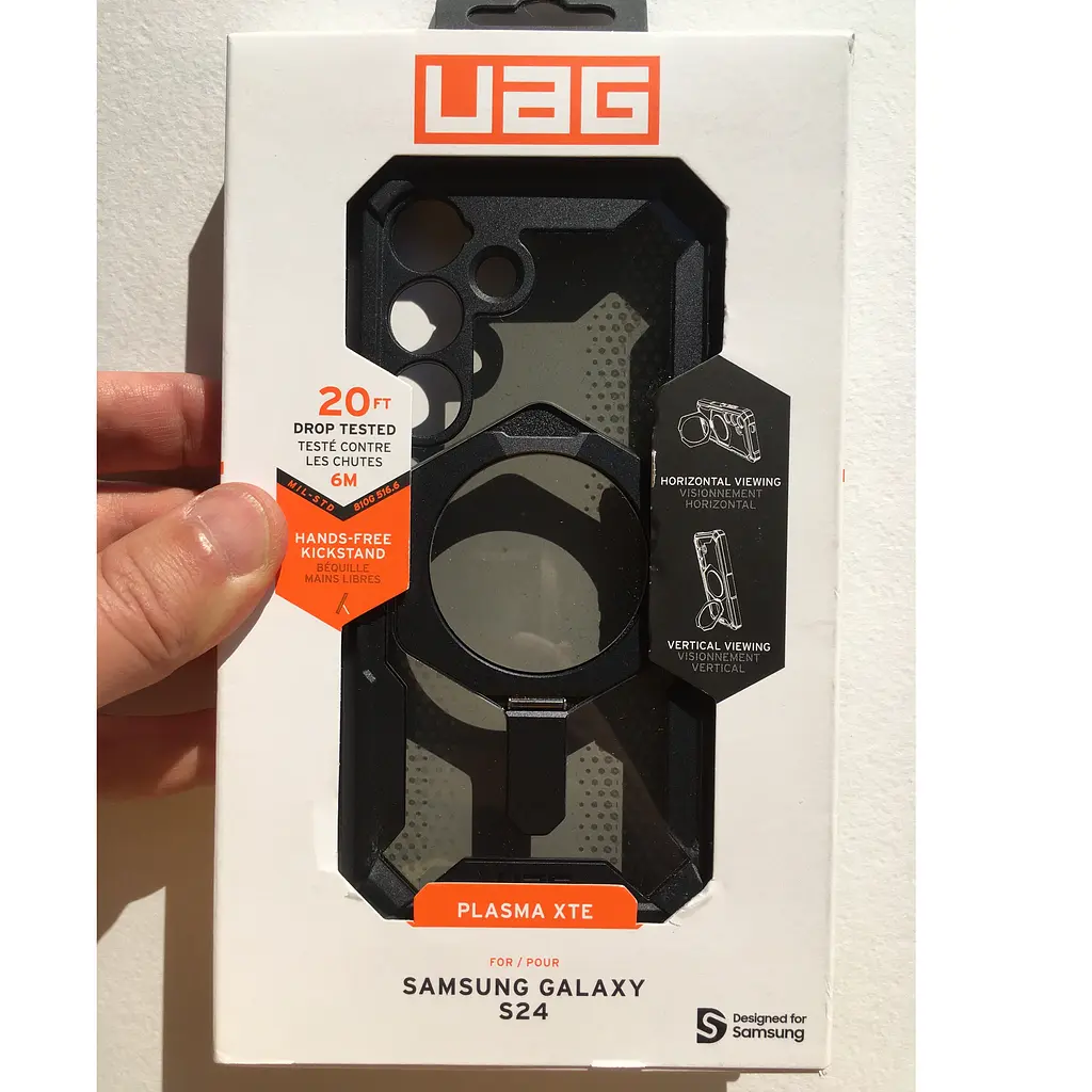 Протиударний чохол UAG Plasma XTE для Samsung Galaxy S24 (6.2") Black 214448114097 - фото 2