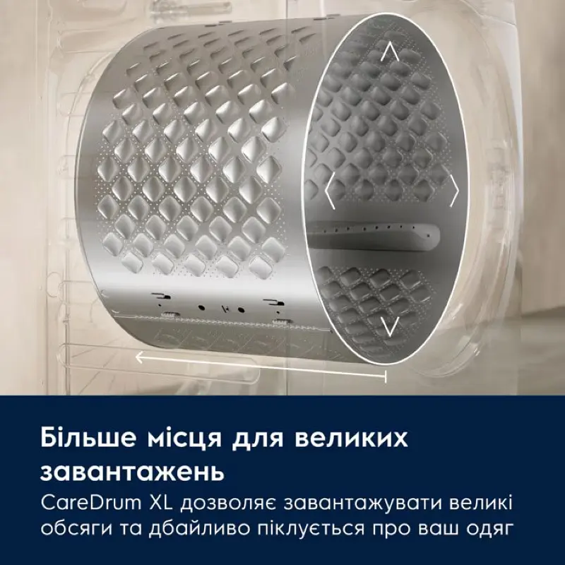 Electrolux Пральна машина Electrolux фронтальна, 10кг, 1400, A, 66см, дисплей, пара, інвертор, сріблястий темний - фото 8