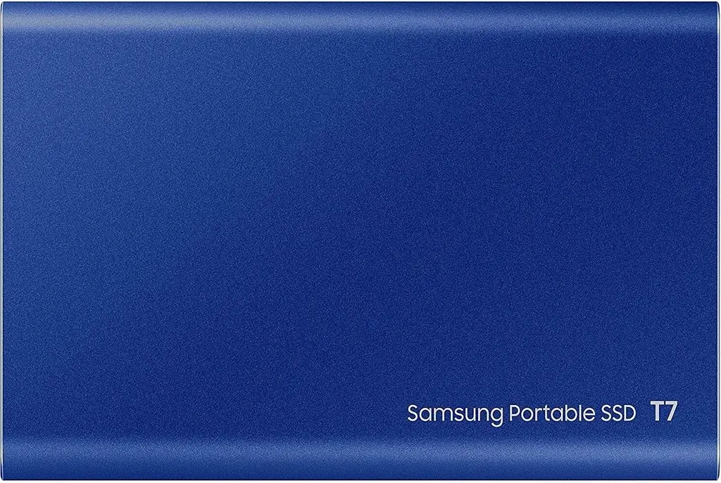 Зовнішній SSD накопичувач Samsung T7 1 TB Indigo Blue (MU-PC1T0H/WW) [84789] - фото 4