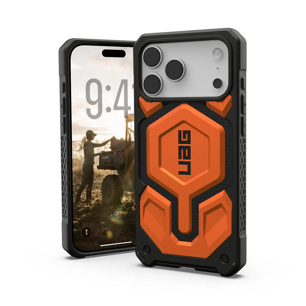 Чехол UAG для iPhone 17 Pro Max, Monarch Pro MagSafe, Orange teh0019371 - фото 8