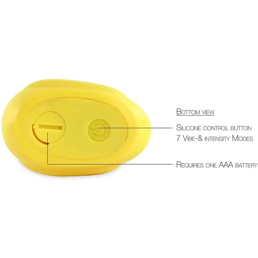 Вибромассажер уточка I Rub My Duckie Classic Yellow v2.0 скромняжка - фото 5