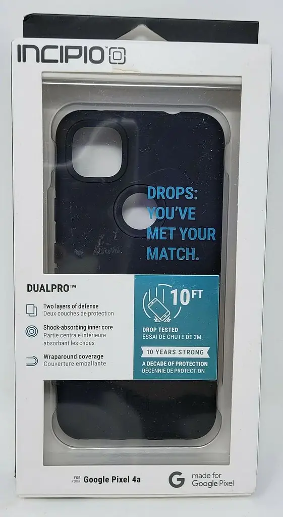 Протиударний двошаровий чохол Incipio DualPro для Google Pixel 4a (5.8") Black - фото 3