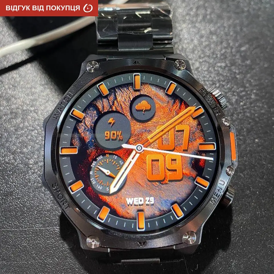 Часы Smart Surf X Pro Black Rubber, 2 ремешка - фото 33