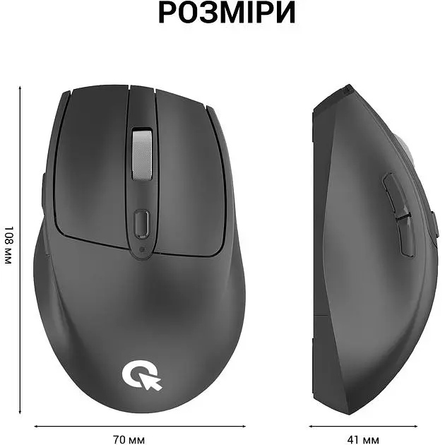 Миша OfficePro M315B Wireless Black [144316] - фото 16
