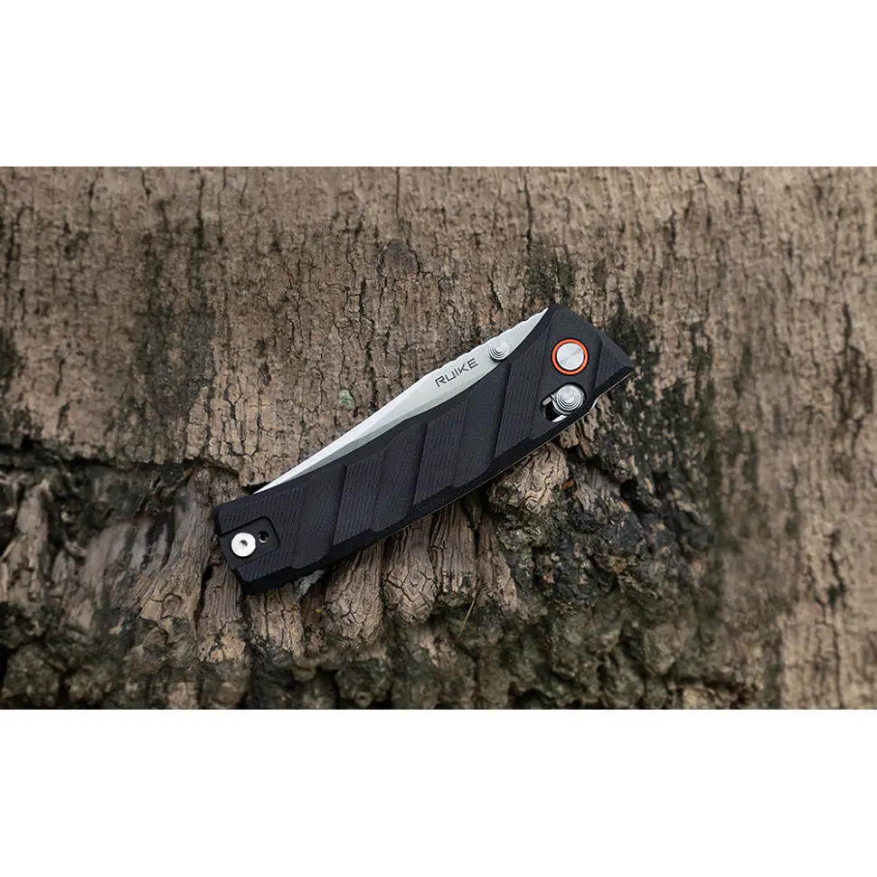 Ніж складаний кишеньковий Ruike P856-B, (7.9 см) 14C28N/G10 чорний - фото 8