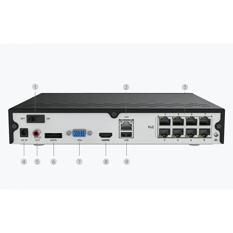 Відеореєстратор Reolink RP-PN8-NHD без HDD - фото 2