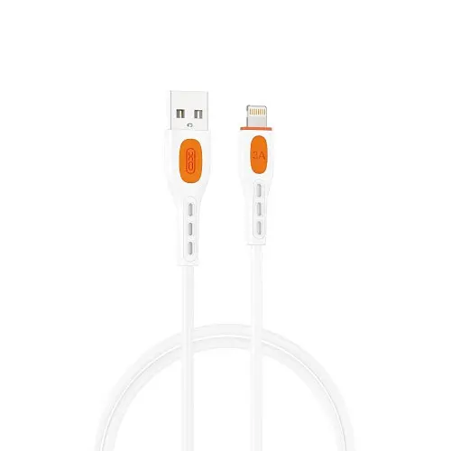 Кабель XO NB280 Jian Yan Series Lightning Data Cable 1M 3A Білий