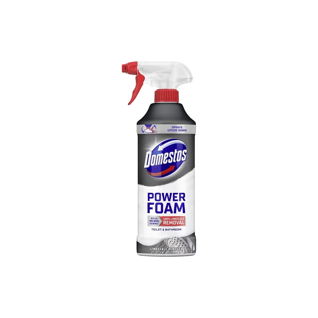 Піна для чищення ванн Domestos Пауер для видалення нальоту 435 мл (8720181721335)