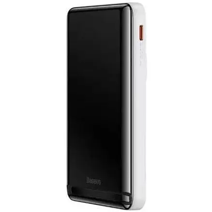 Портативная батарея Baseus Magnetic Bracket Overseas Edition 20W 10000mAh белая PPCX000202 - фото 7