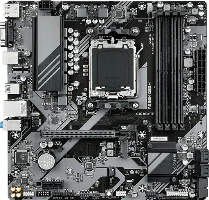 Материнская плата Gigabyte A620M DS3H - фото 4