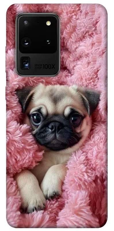 TPU чохол Demsky Мопс у ніжностях для Samsung Galaxy S20 Ultra