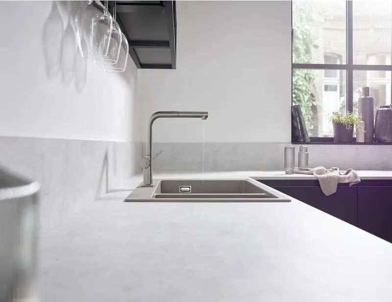 Змішувач Hansgrohe Talis M54 270 1jet кухонний з витяжним виливом 72808800 Stainless Steel Нержавіюча сталь - фото 3