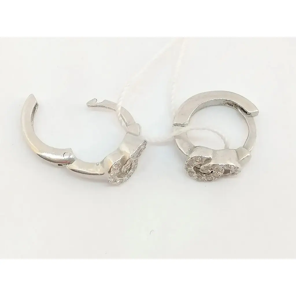 Серебряные серьги Vegas с фианитами. 20100Р - фото 6