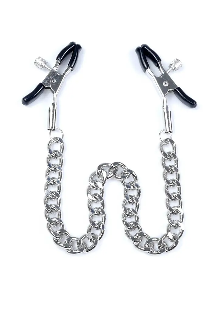 Затискачі для сосків Exclusive Nipple Clamps No.9 сріблясті - фото 2