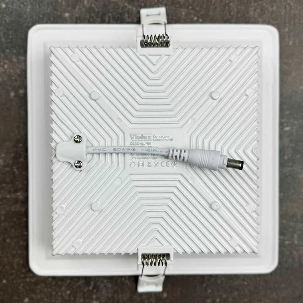 Світильник LED даунлайт Violux ALUMIN 18W 4200K квадрат IP20 ( 121280 ) - фото 6