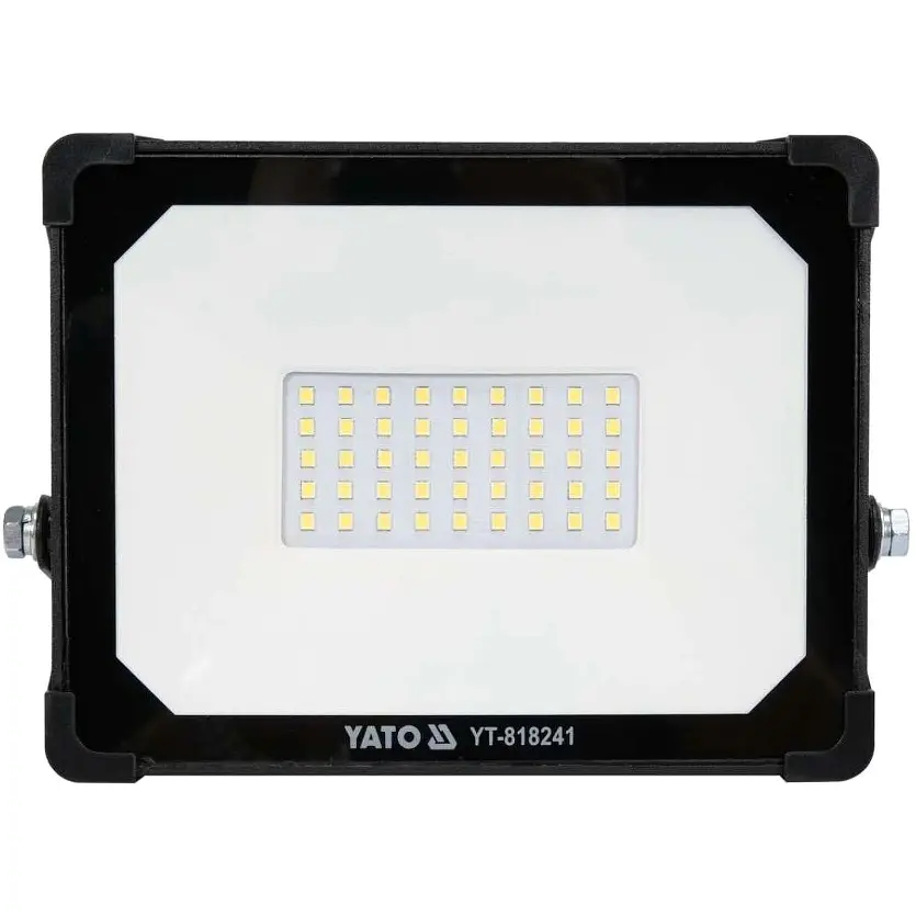 Прожектор Yato SMD LED 30 Вт 230 В 2850 Лм 45 діодів 181x169.5x32 мм чорний (YT-818241) - фото 2
