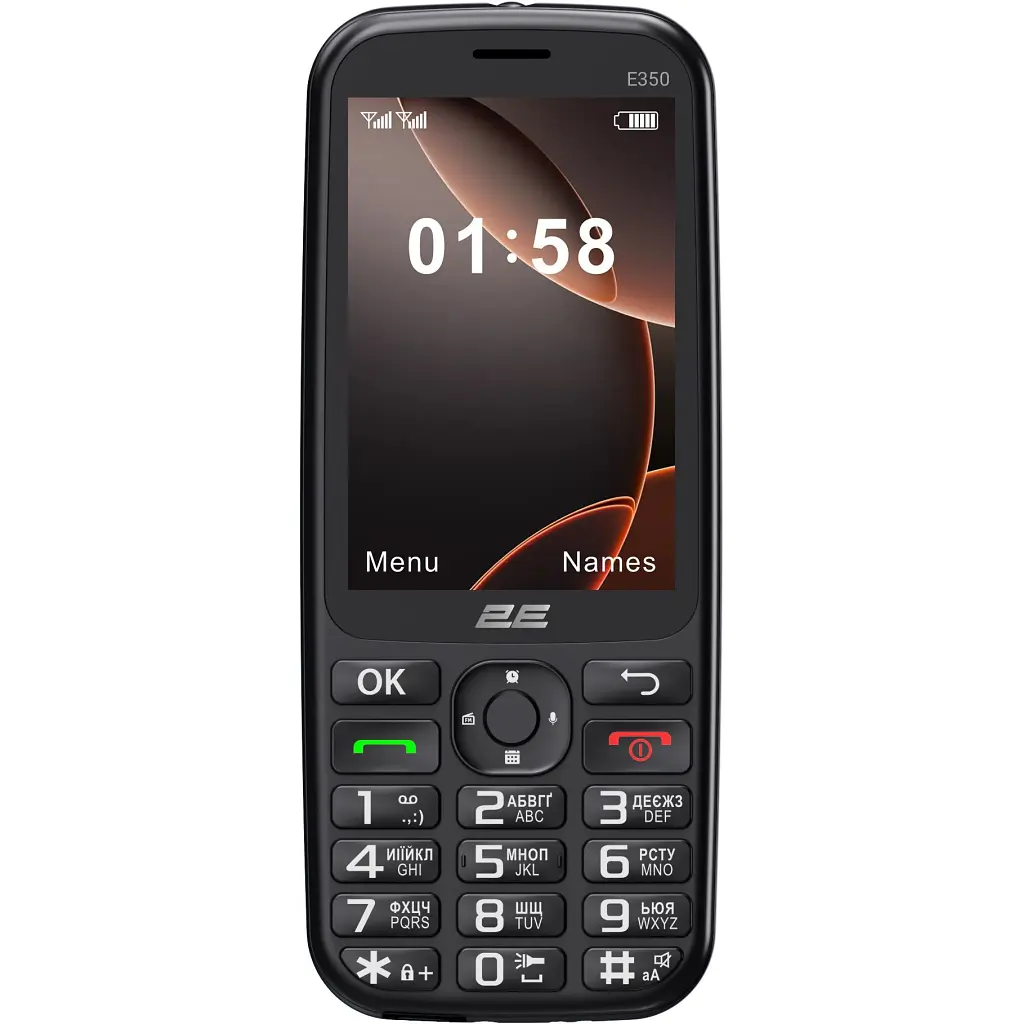Мобільний телефон 2E E350 Black (694743656879) - фото 2